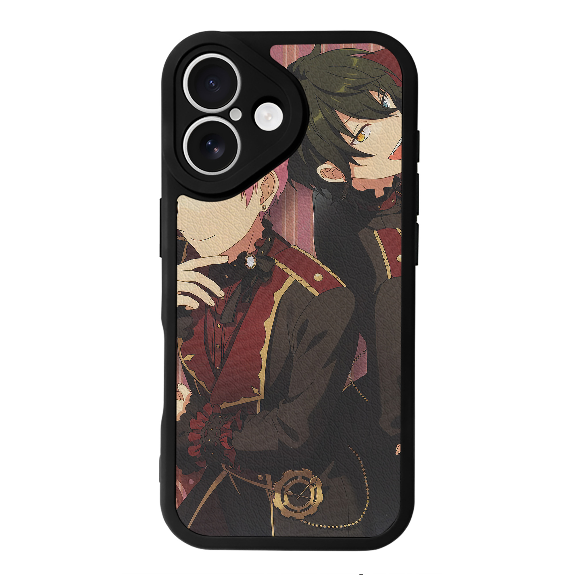 （画像用） あんさんぶるスターズ! Ensemble Stars 【iPhone 16シリーズ対応】シリコンスマホケース（レザー調） 材質：シリコン